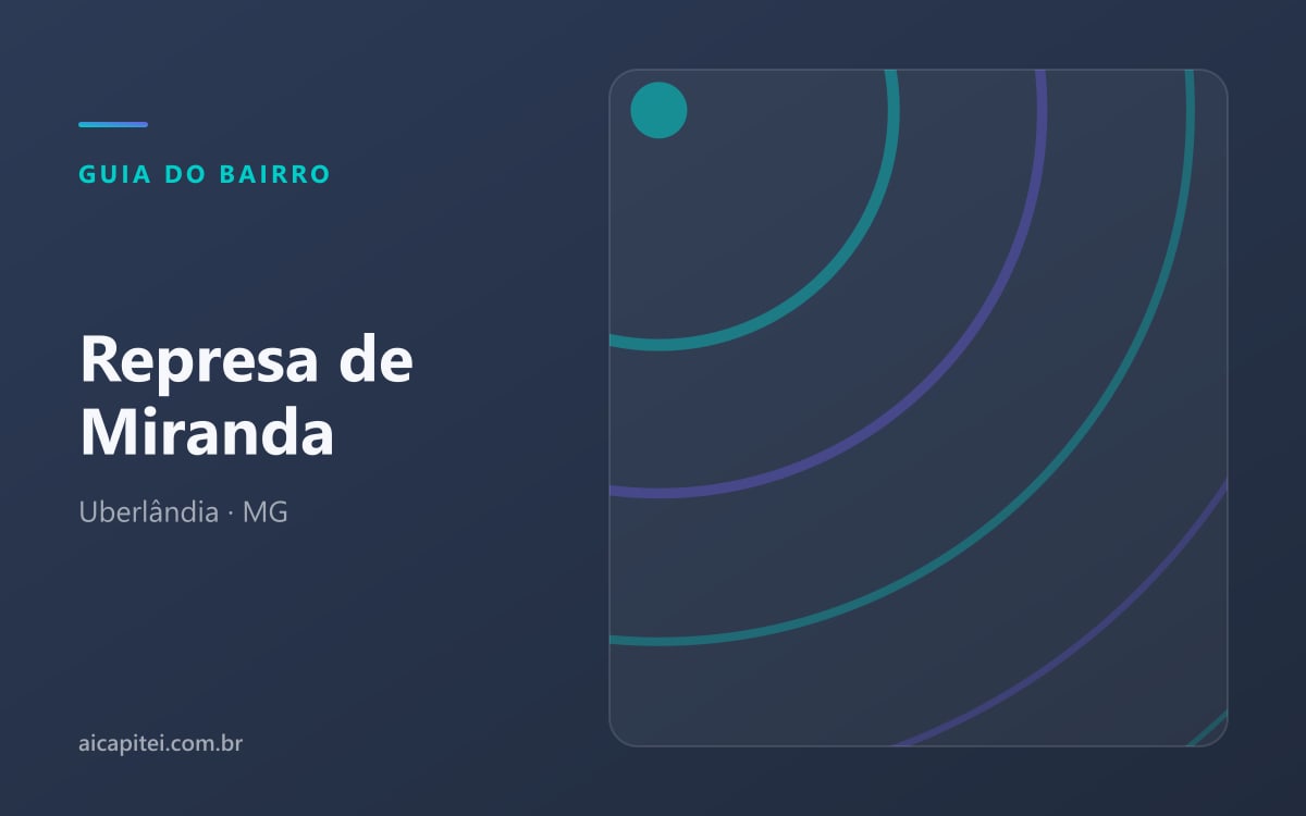 Imagem do artigo sobre represa de Miranda, Uberlândia: preço e chácaras